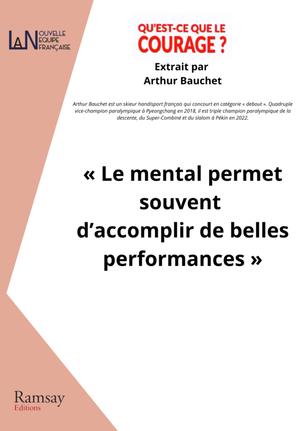 arthur bauchet - Extrait La NEF - qu est ce que le courage